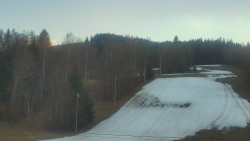 Dojezd hlavní sjezdovky