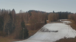 Dojezd hlavní sjezdovky