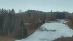 Dojezd hlavní sjezdovky