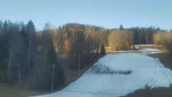 Dojezd hlavní sjezdovky