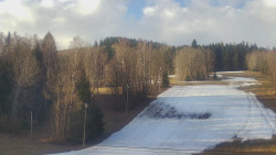 Dojezd hlavní sjezdovky