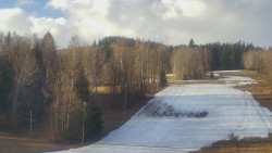 Dojezd hlavní sjezdovky