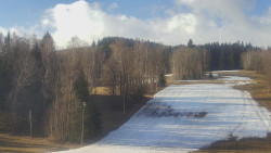 Dojezd hlavní sjezdovky