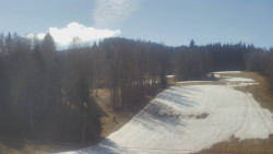 Dojezd hlavní sjezdovky