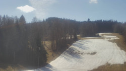 Dojezd hlavní sjezdovky