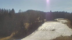 Dojezd hlavní sjezdovky