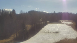 Dojezd hlavní sjezdovky