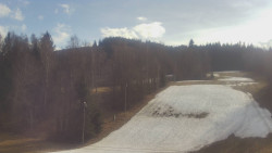 Dojezd hlavní sjezdovky