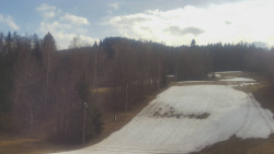 Dojezd hlavní sjezdovky