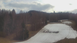 Dojezd hlavní sjezdovky