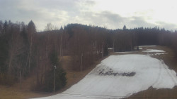 Dojezd hlavní sjezdovky