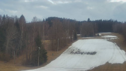 Dojezd hlavní sjezdovky