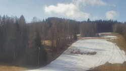 Dojezd hlavní sjezdovky