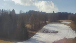 Dojezd hlavní sjezdovky