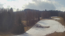 Dojezd hlavní sjezdovky