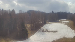 Dojezd hlavní sjezdovky