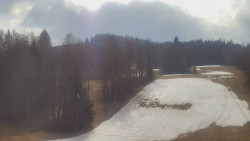 Dojezd hlavní sjezdovky