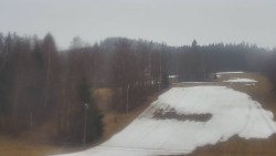 Dojezd hlavní sjezdovky