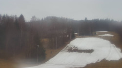 Dojezd hlavní sjezdovky