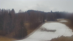 Dojezd hlavní sjezdovky