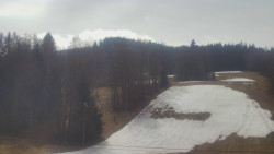 Dojezd hlavní sjezdovky