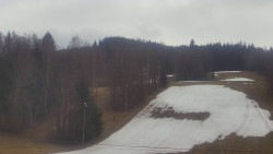 Dojezd hlavní sjezdovky