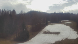 Dojezd hlavní sjezdovky