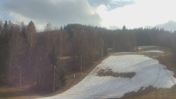 Dojezd hlavní sjezdovky