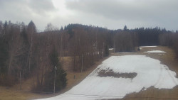 Dojezd hlavní sjezdovky