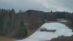 Dojezd hlavní sjezdovky