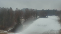 Dojezd hlavní sjezdovky