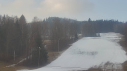 Dojezd hlavní sjezdovky