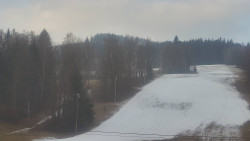 Dojezd hlavní sjezdovky