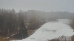 Dojezd hlavní sjezdovky