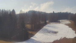 Dojezd hlavní sjezdovky