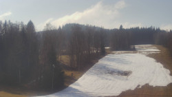 Dojezd hlavní sjezdovky