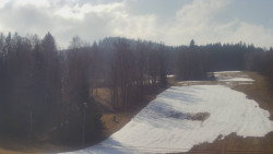 Dojezd hlavní sjezdovky