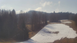 Dojezd hlavní sjezdovky