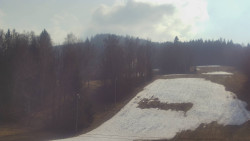 Dojezd hlavní sjezdovky