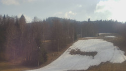 Dojezd hlavní sjezdovky