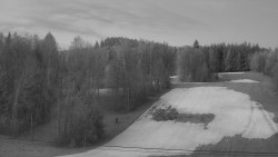 Dojezd hlavní sjezdovky