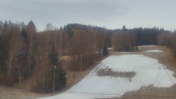 Dojezd hlavní sjezdovky