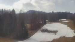 Dojezd hlavní sjezdovky