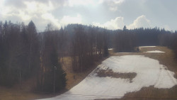 Dojezd hlavní sjezdovky