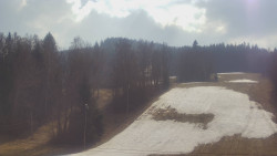 Dojezd hlavní sjezdovky