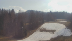 Dojezd hlavní sjezdovky