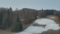 Dojezd hlavní sjezdovky