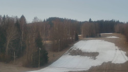 Dojezd hlavní sjezdovky