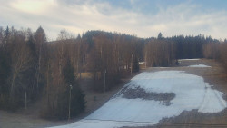 Dojezd hlavní sjezdovky