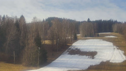 Dojezd hlavní sjezdovky